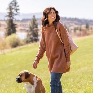 Jillian Harris x Joe Fresh Sammy Tunic Sweater size LARGE NEW with tags